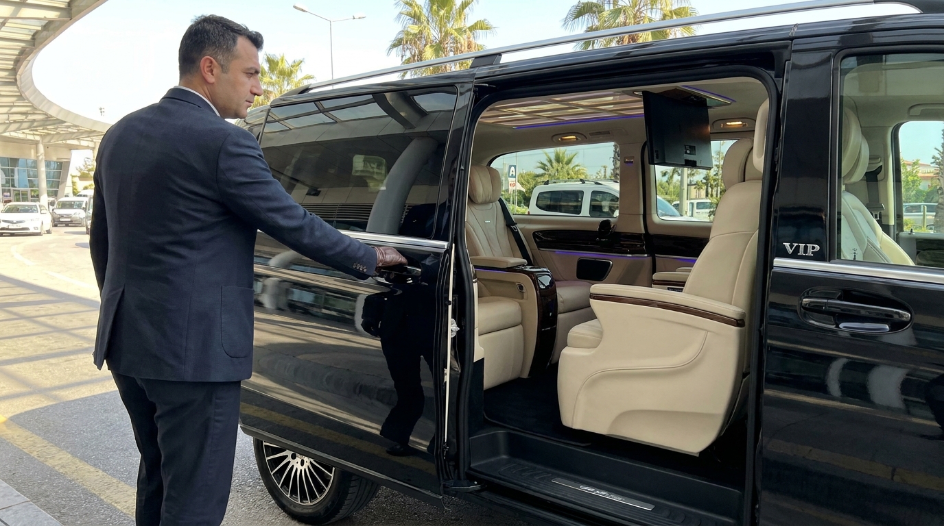 Havalimanından otelinize, VIP standartlarında kişiselleştirilmiş seyahat deneyimi.